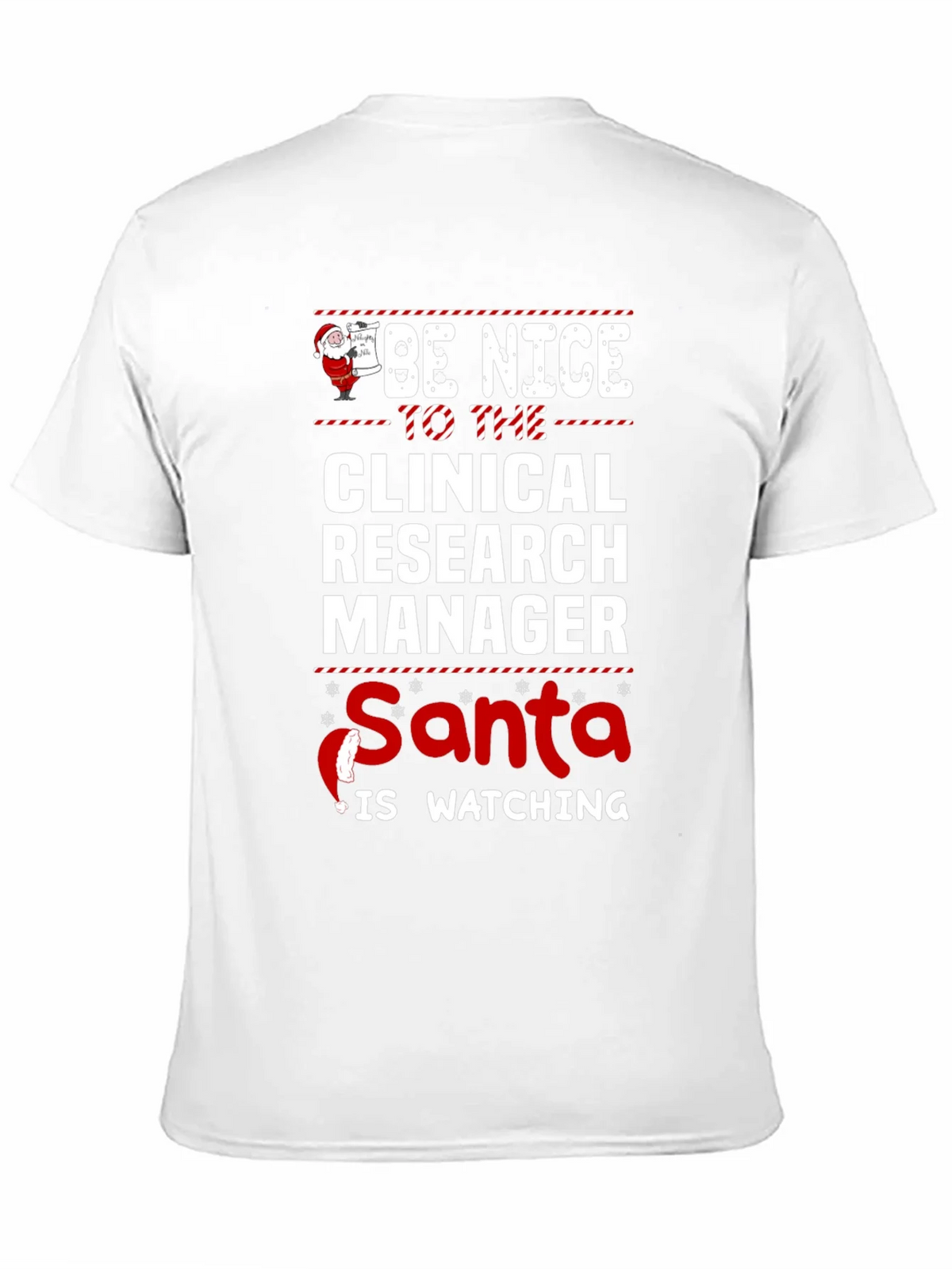 Clinical Research Manager Santa Christmas T-Shirt product image 9