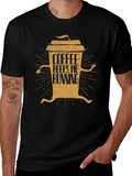 Coffee Keeps Me Running Graphic T-Shirt product image 1