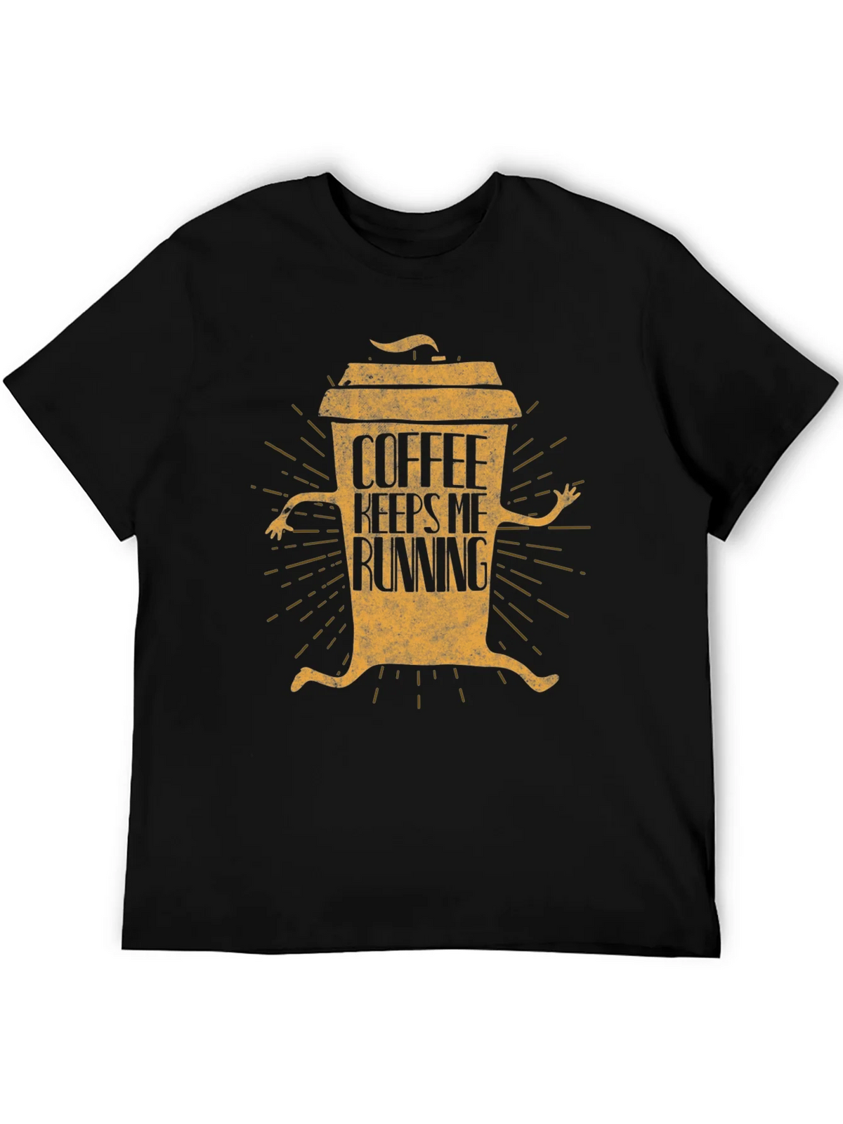 Coffee Keeps Me Running Graphic T-Shirt product image 4