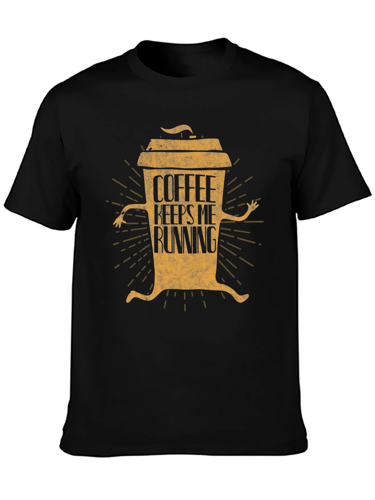 Coffee Keeps Me Running Graphic T-Shirt product image 3