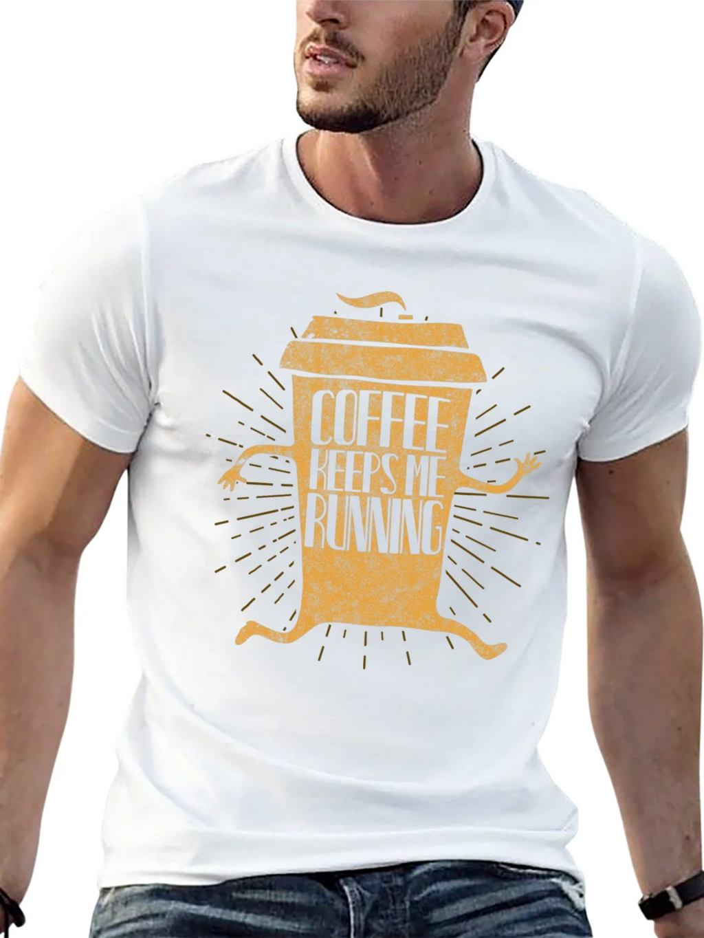Coffee Keeps Me Running Graphic T-Shirt product image 10
