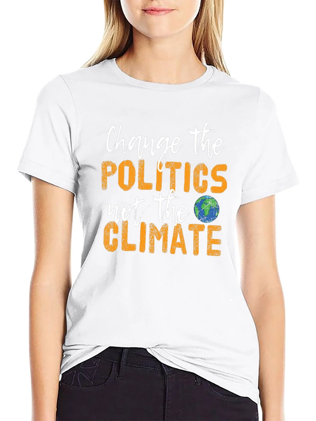 Change Politics Not Climate T-Shirt product image 8