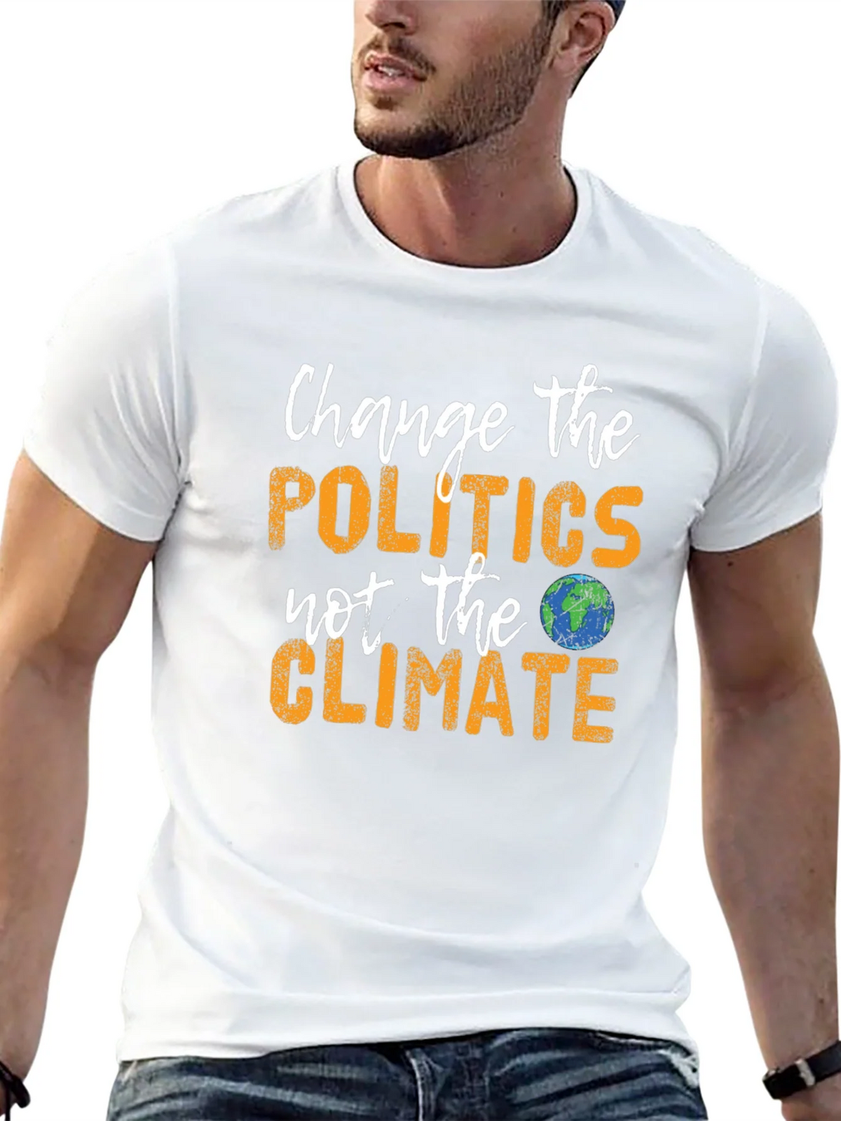 Change Politics Not Climate T-Shirt product image 12