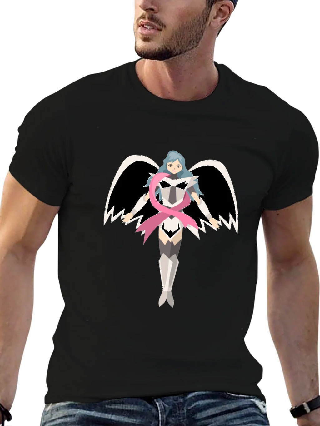 Angel Warrior Black T-shirt product image 5