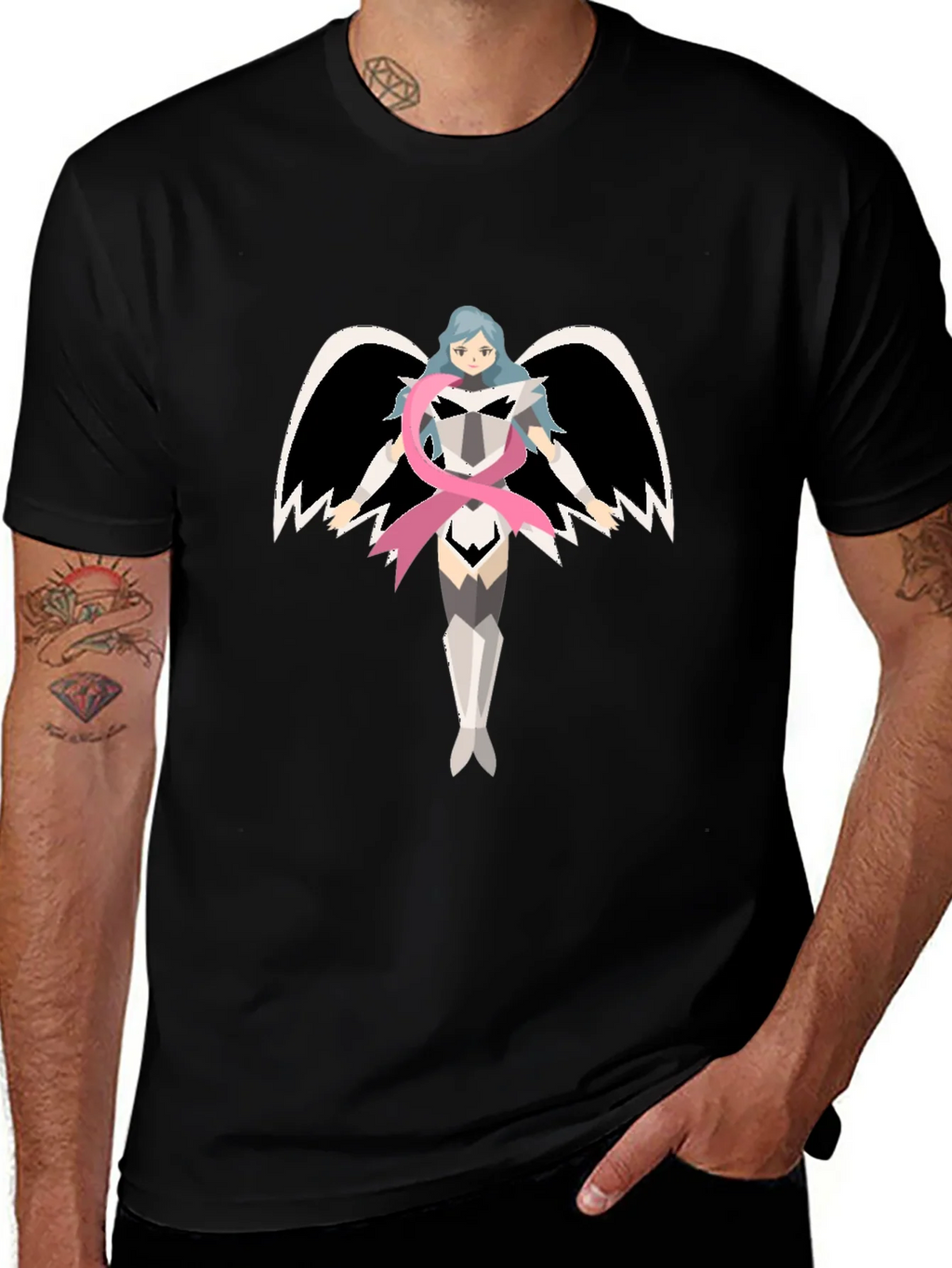 Angel Warrior Black T-shirt product image 1