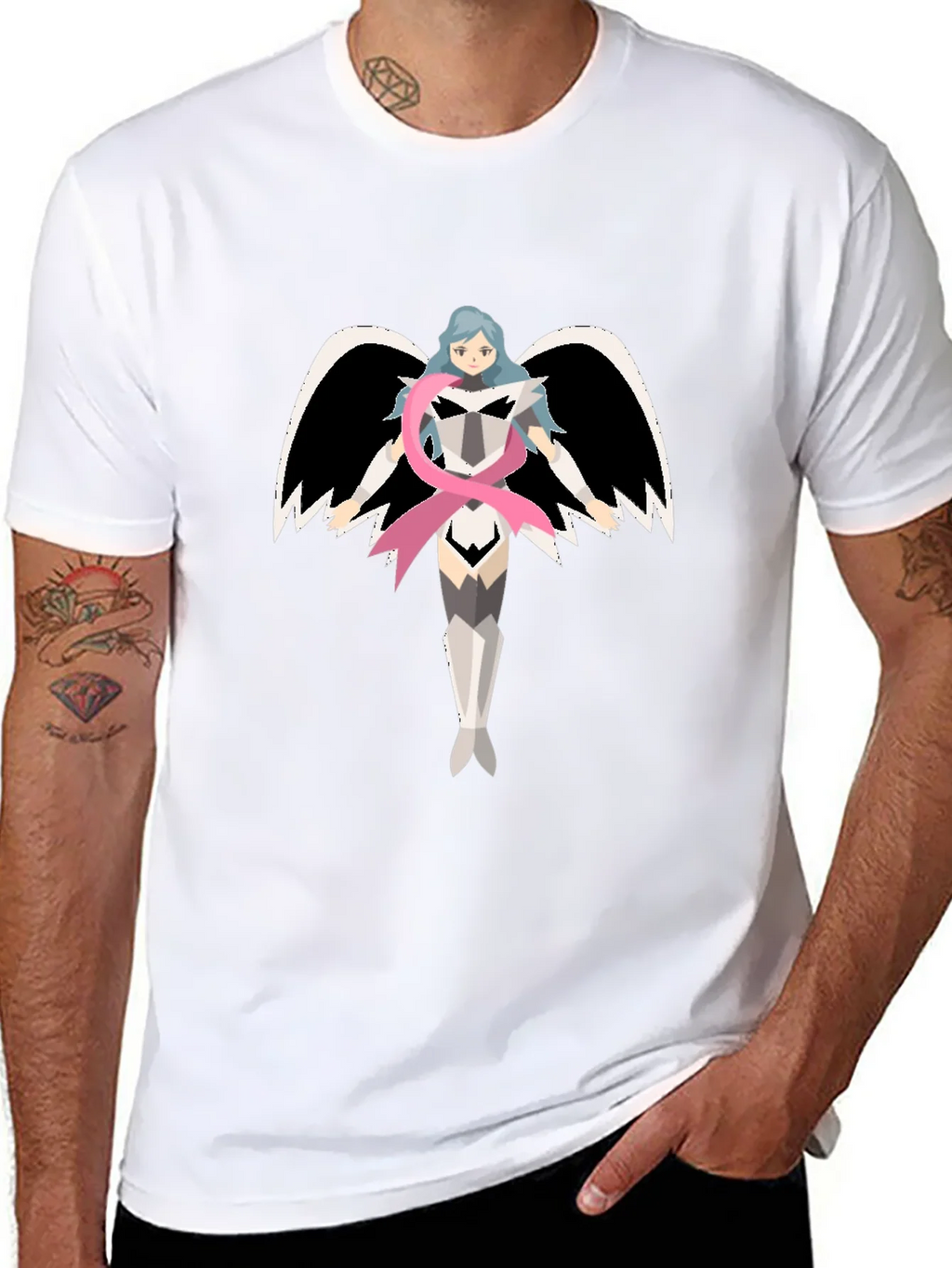 Angel Warrior Black T-shirt product image 6