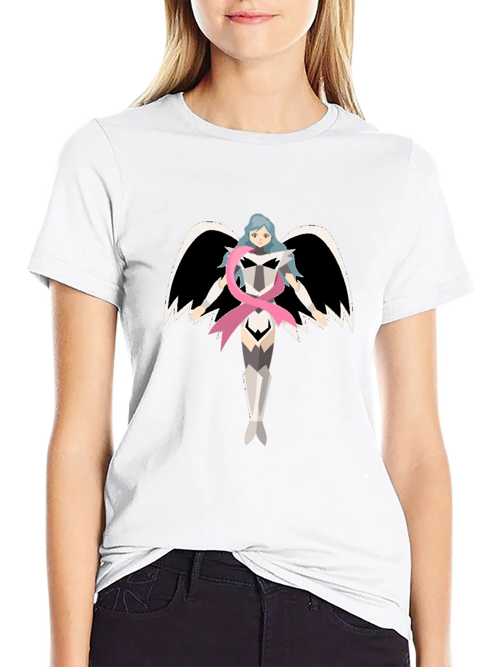 Angel Warrior Black T-shirt product image 7