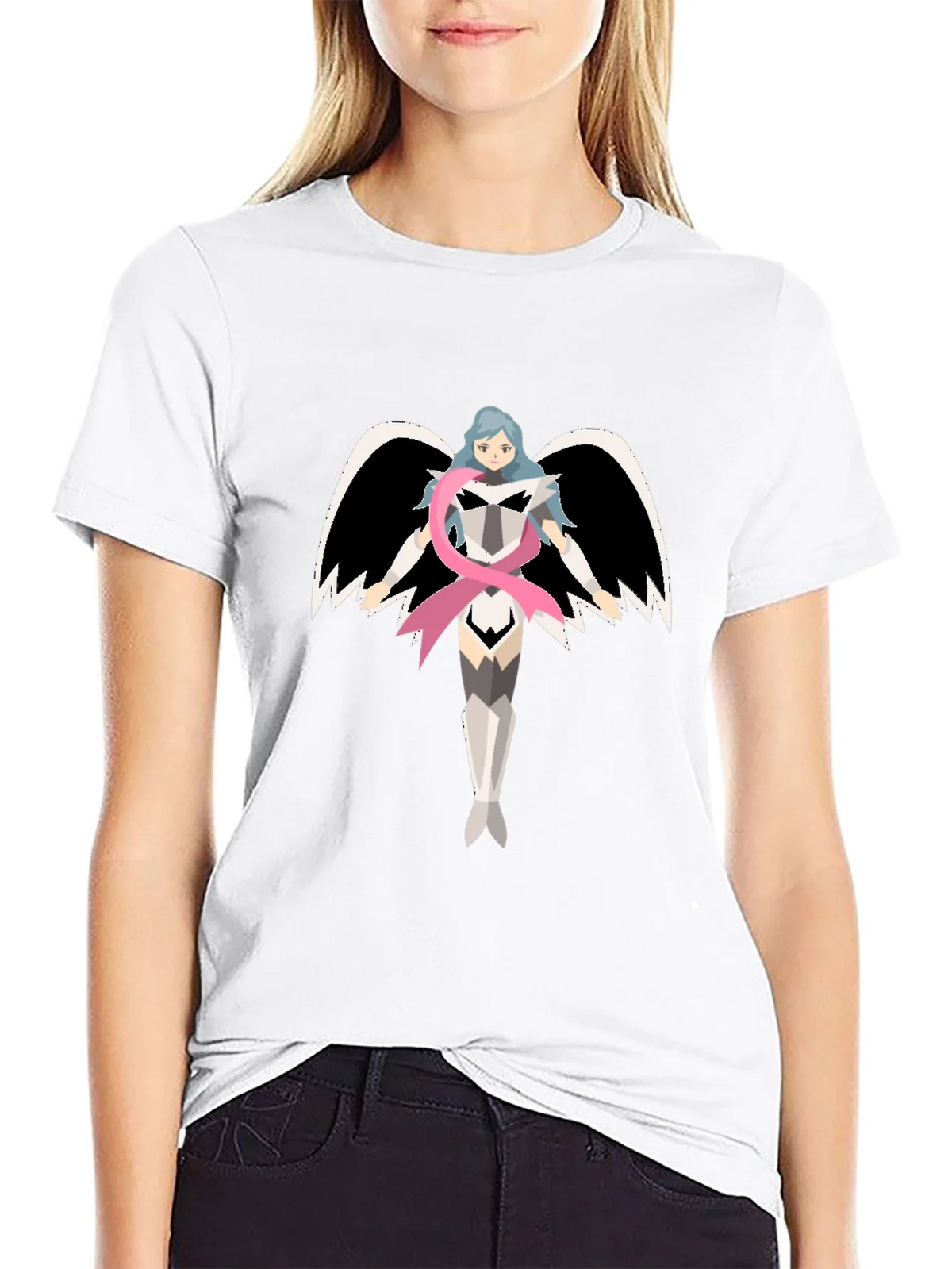 Angel Warrior Black T-shirt product image 7