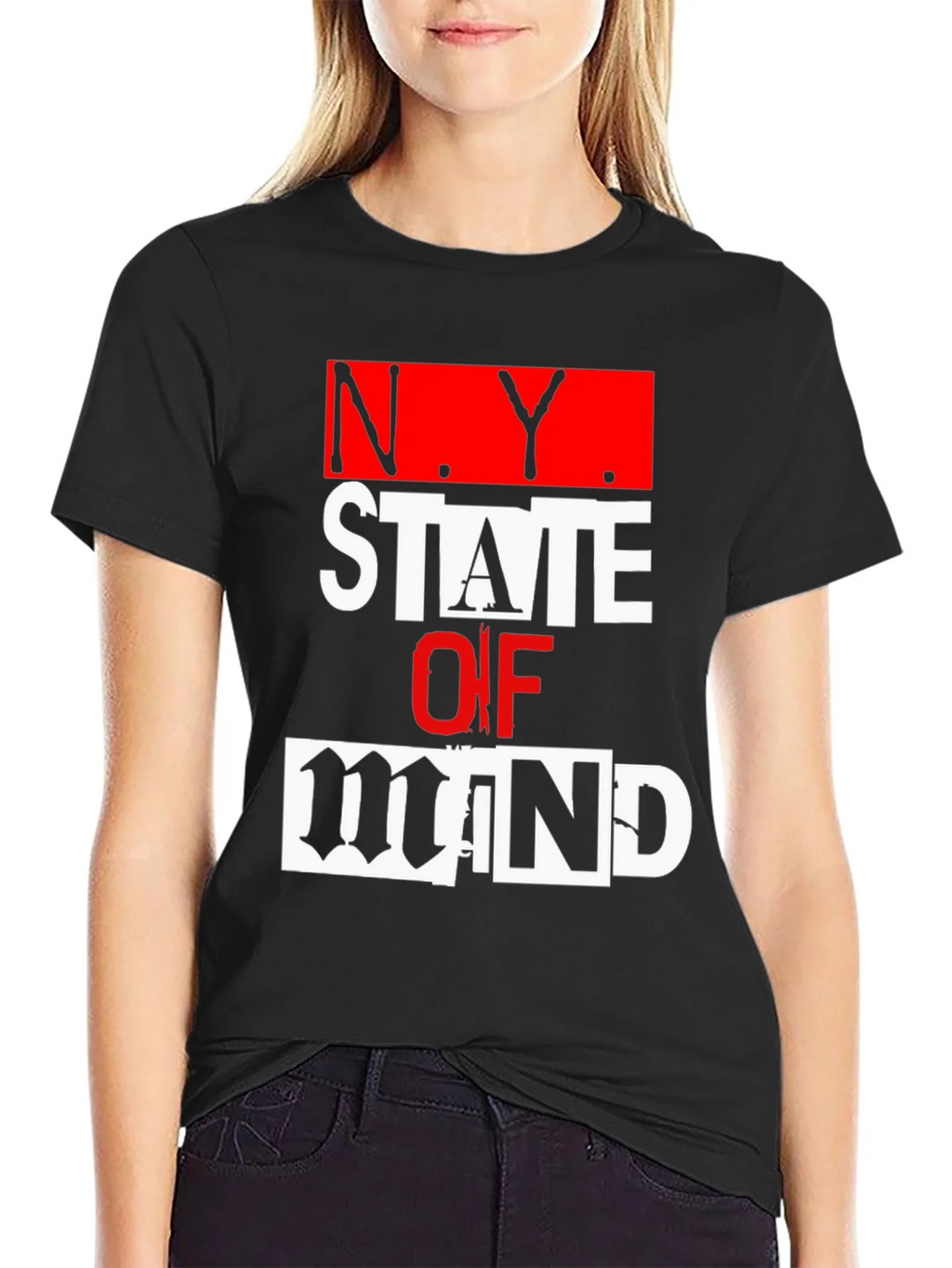 N.Y. State of Mind Graphic T-Shirt product image 2