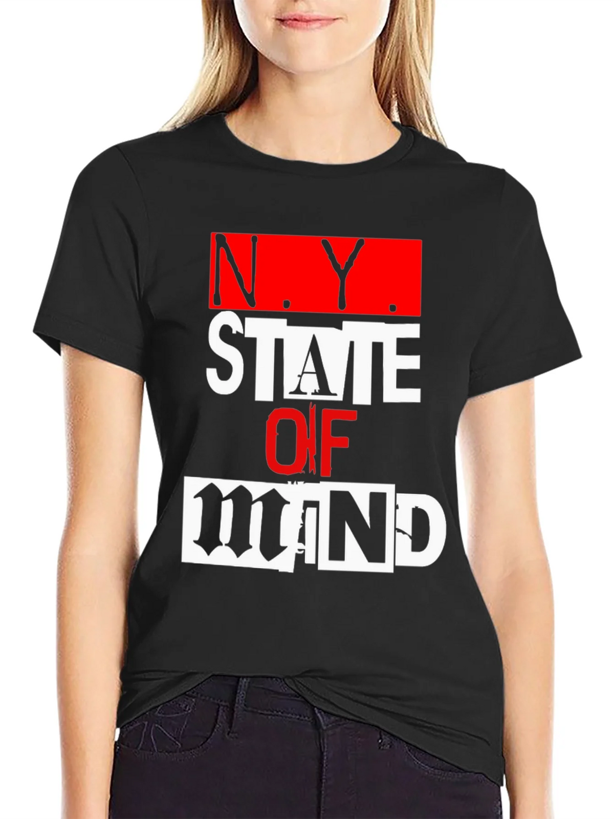 N.Y. State of Mind Graphic T-Shirt product image 2