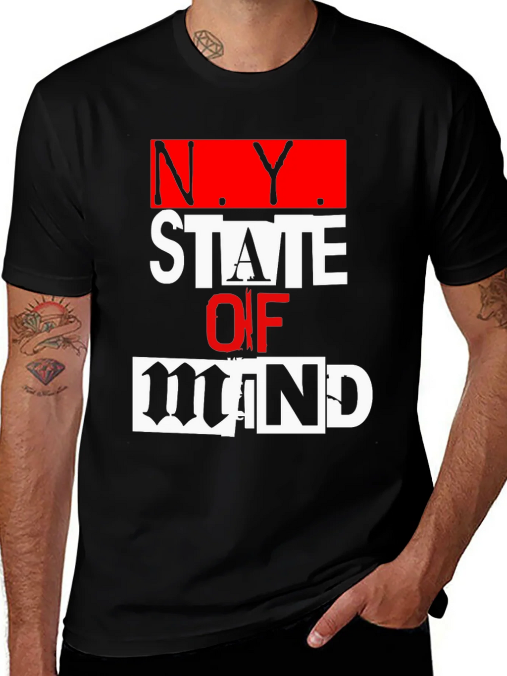 N.Y. State of Mind Graphic T-Shirt product image 1
