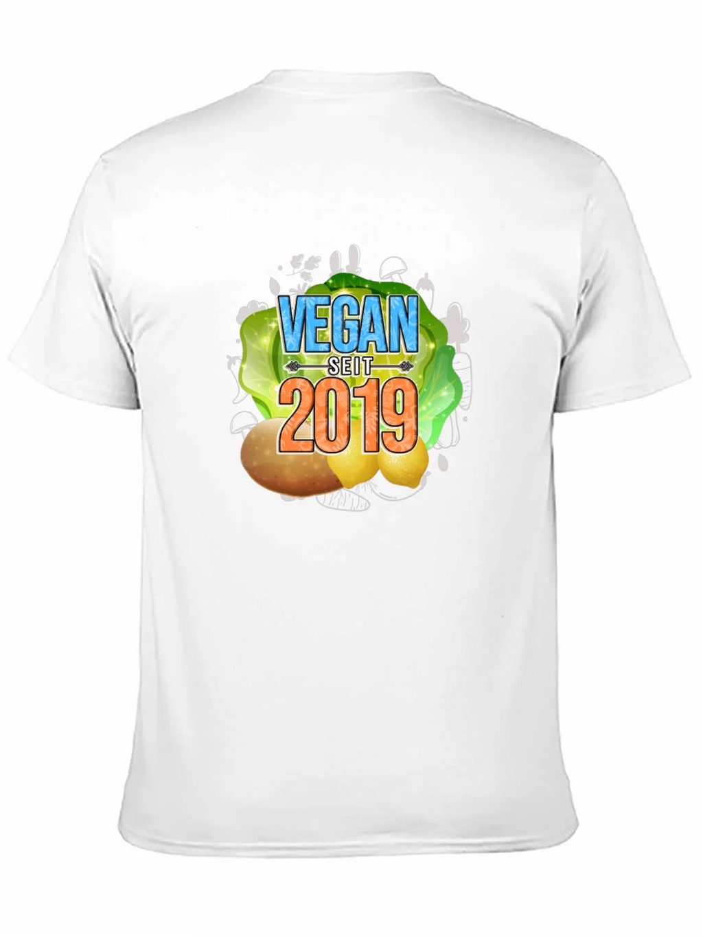 Vegan Seit 2019 T-Shirt - Black Tee product image 8