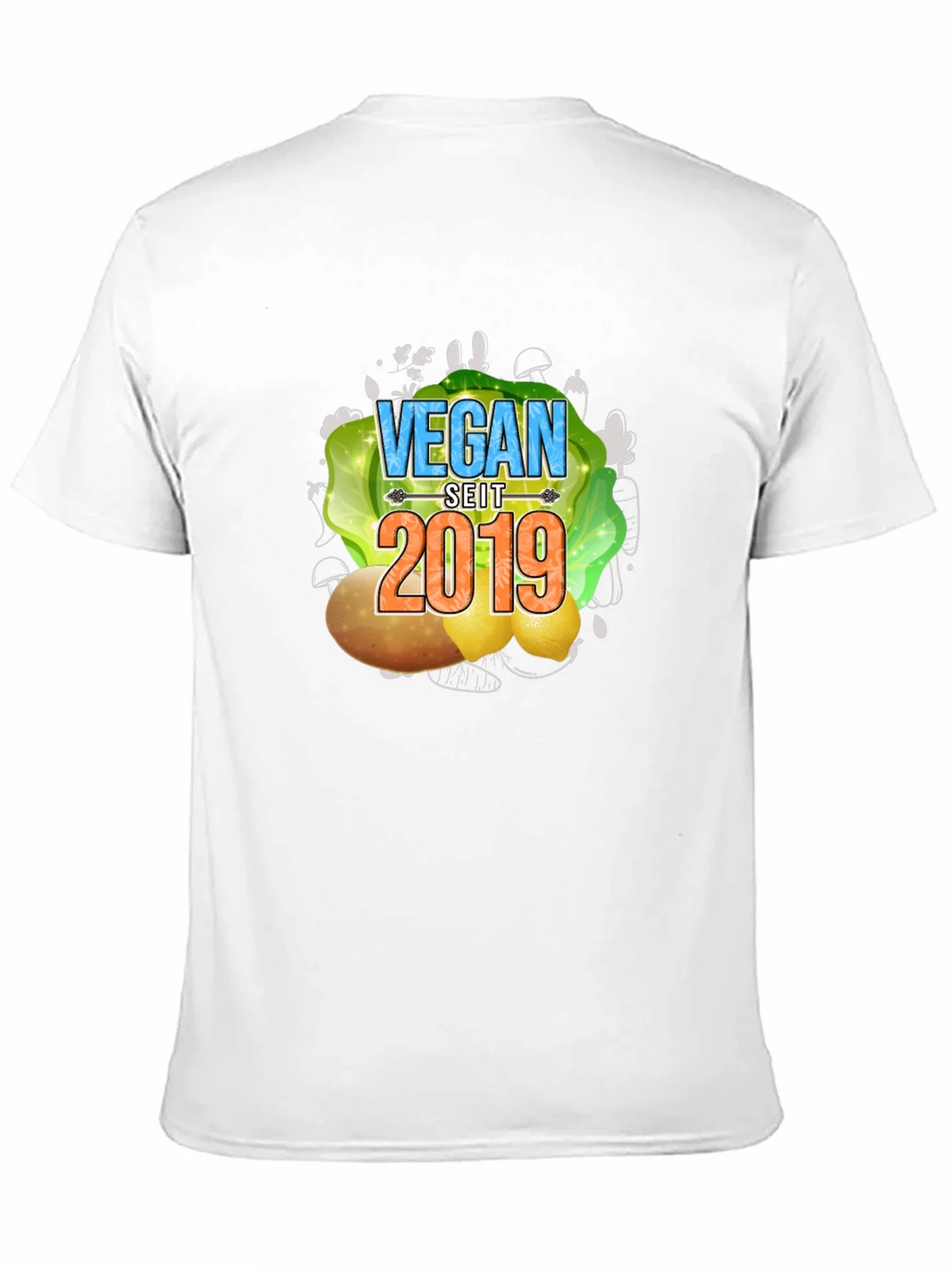 Vegan Seit 2019 T-Shirt - Black Tee product image 8