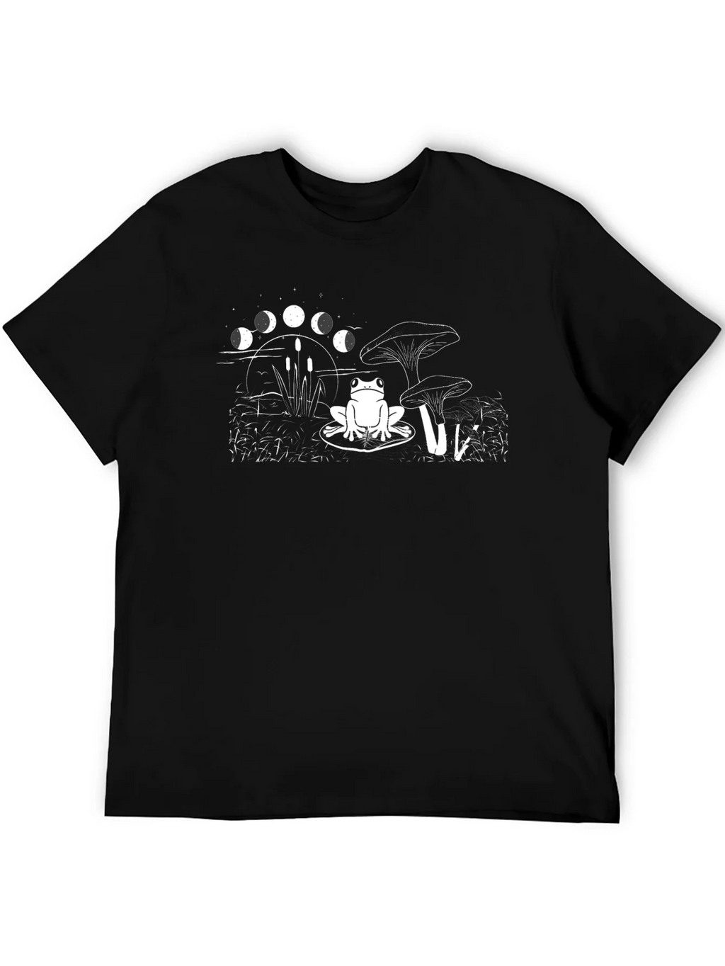 Frog on Lily Pad Graphic T-Shirt product image 5