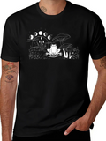 Frog on Lily Pad Graphic T-Shirt product image 1