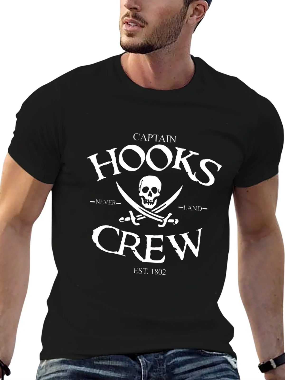 Captain Hooks Crew T-Shirt - Neverland Pirate Tee product image 6
