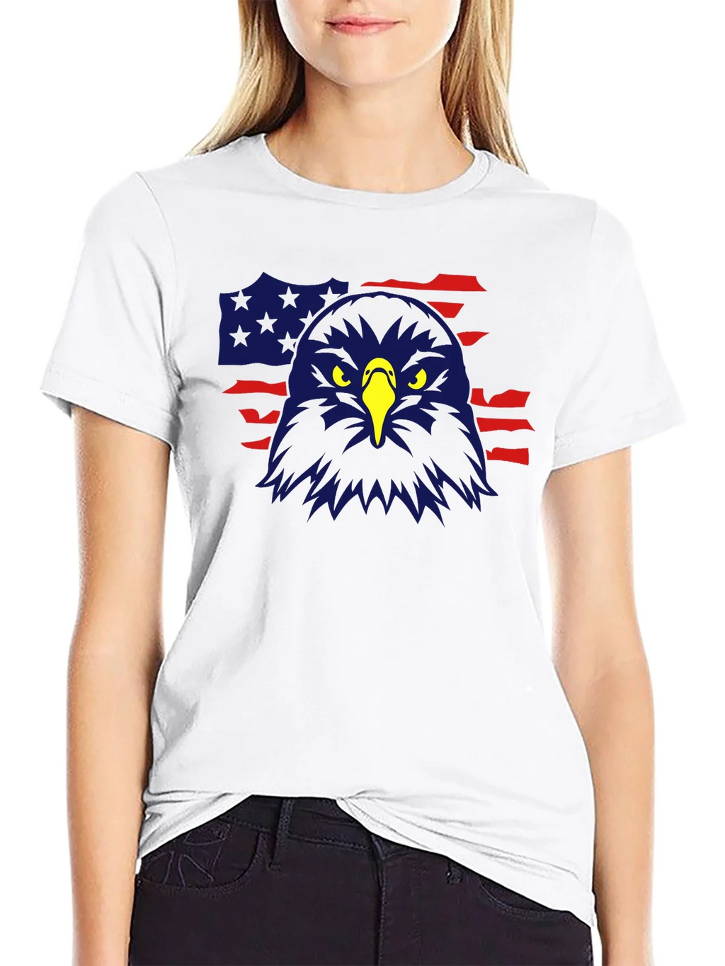 American Eagle Flag Graphic Tee - Patriotic Pride product image 8