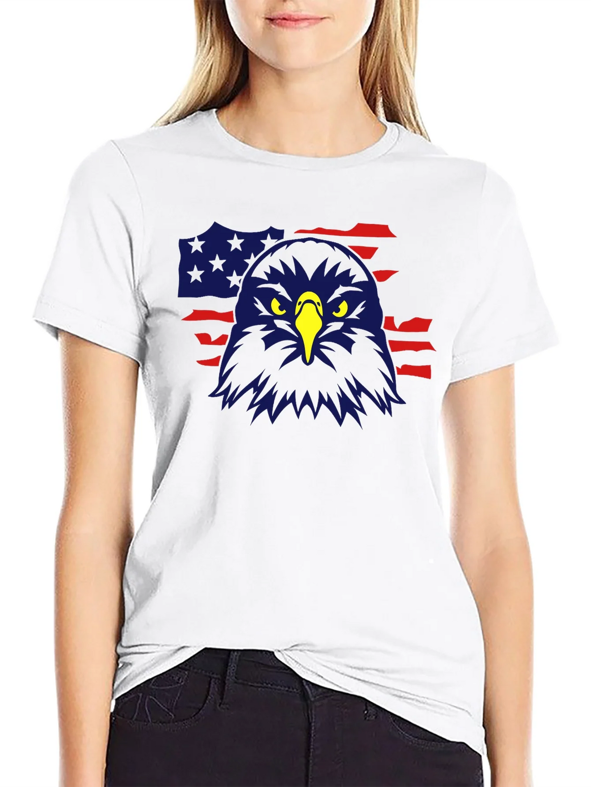 American Eagle Flag Graphic Tee - Patriotic Pride product image 8