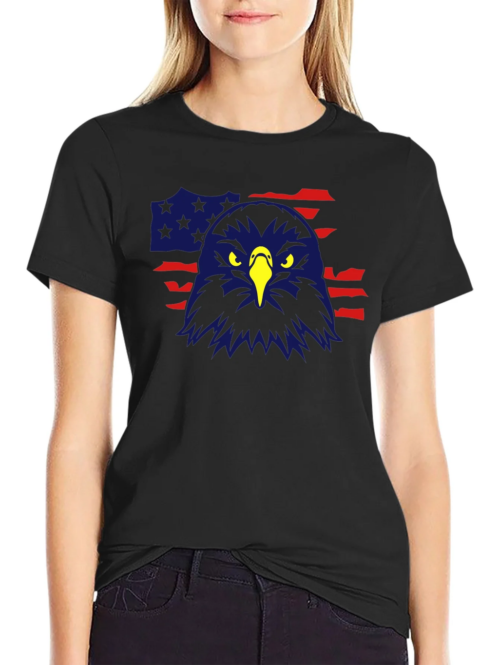 American Eagle Flag Graphic Tee - Patriotic Pride product image 2