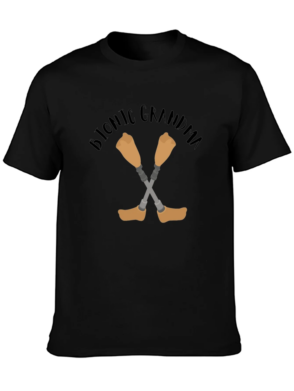 Bionic Grandma T-Shirt - Novelty Graphic Tee product image 3