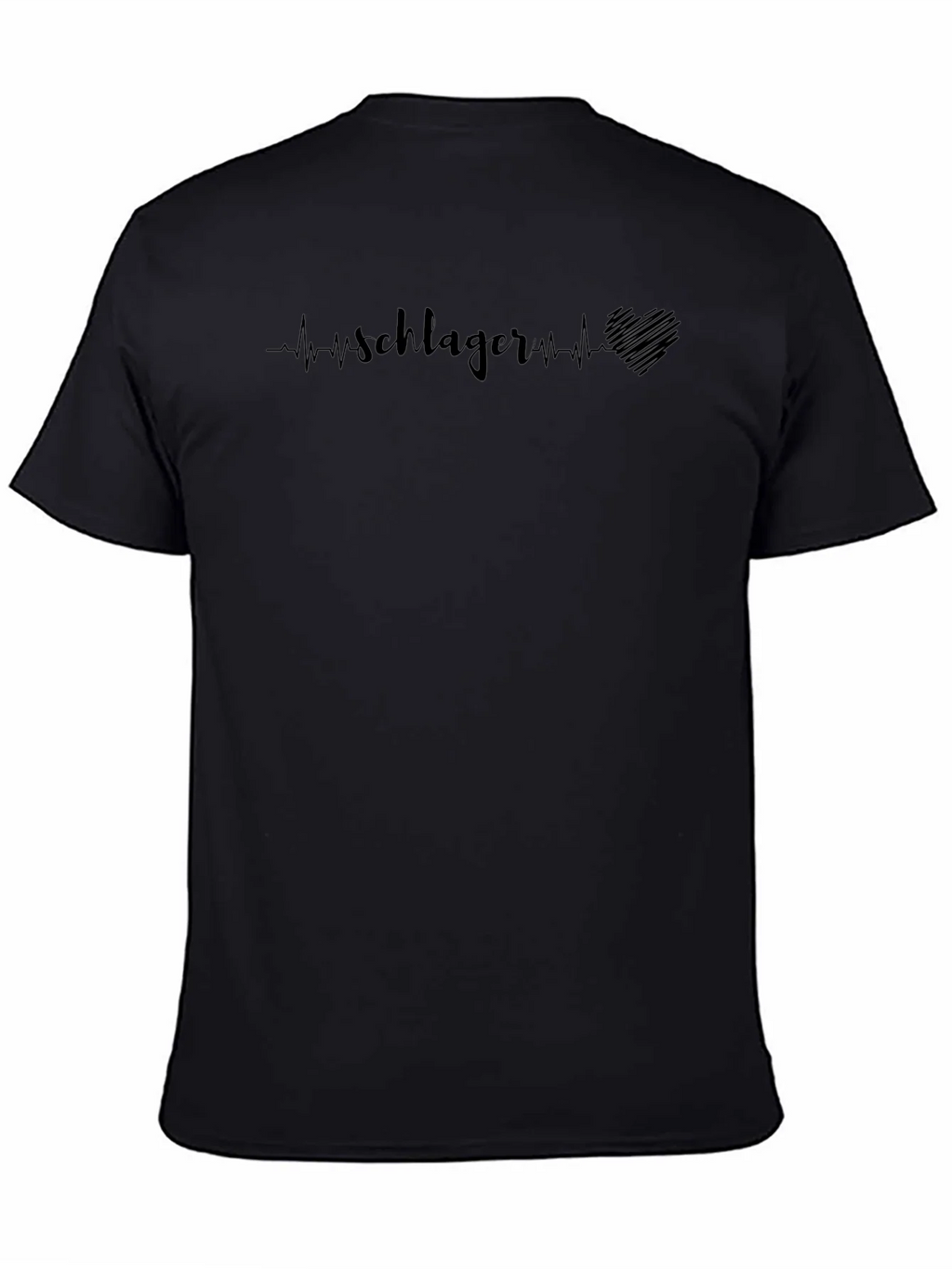 Schlager Heartbeat Graphic Tee - Mens Black T-Shirt product image 4