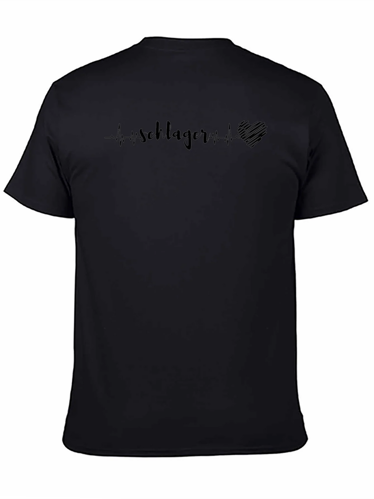 Schlager Heartbeat Graphic Tee - Mens Black T-Shirt product image 4