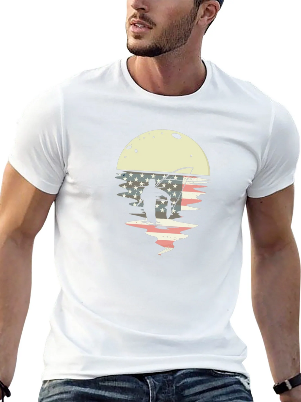 American Fisherman Graphic T-Shirt product image 10