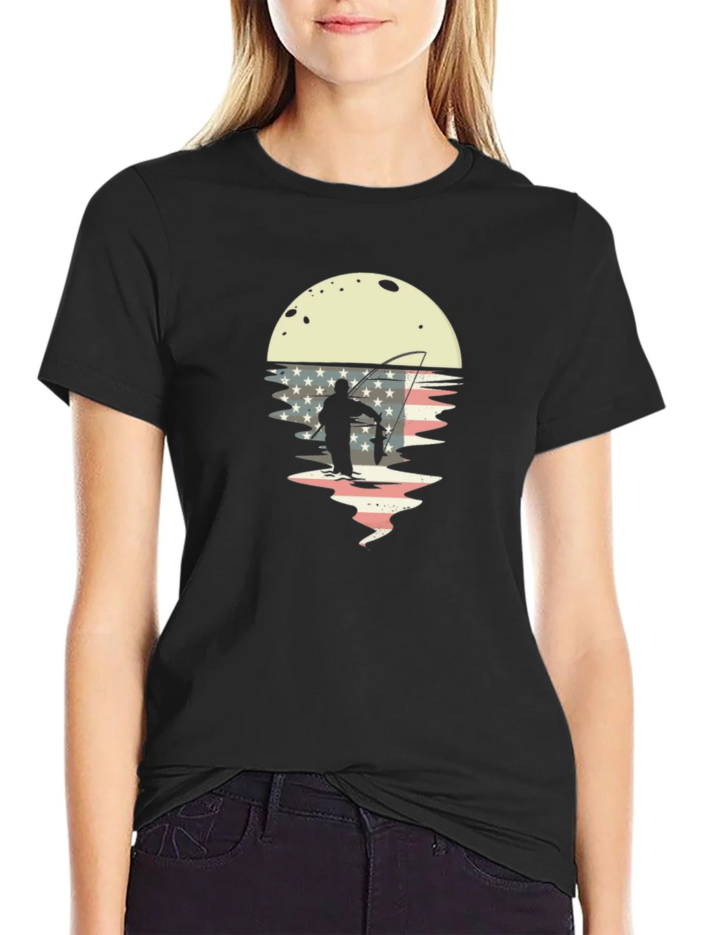American Fisherman Graphic T-Shirt product image 1