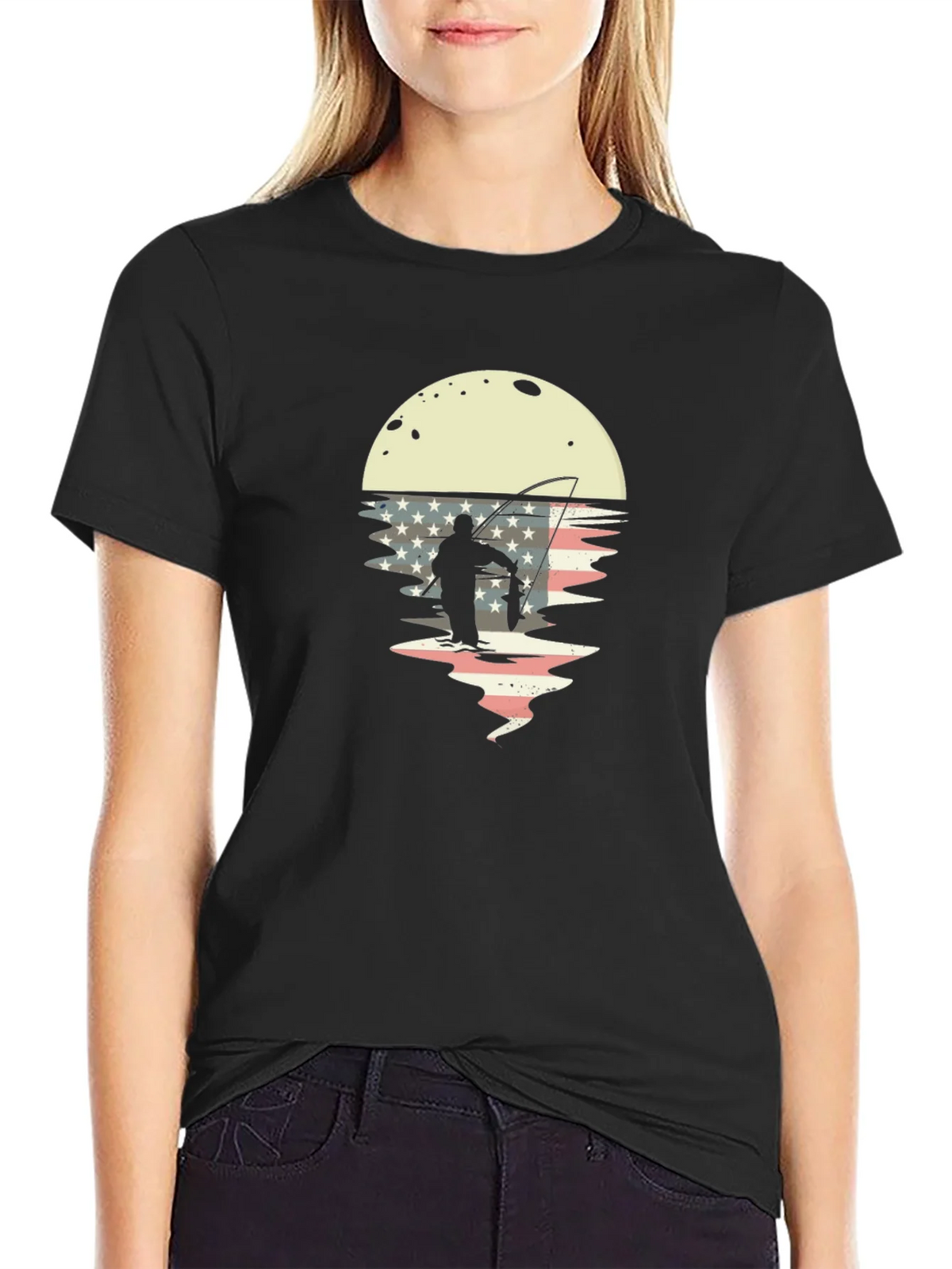 American Fisherman Graphic T-Shirt product image 1