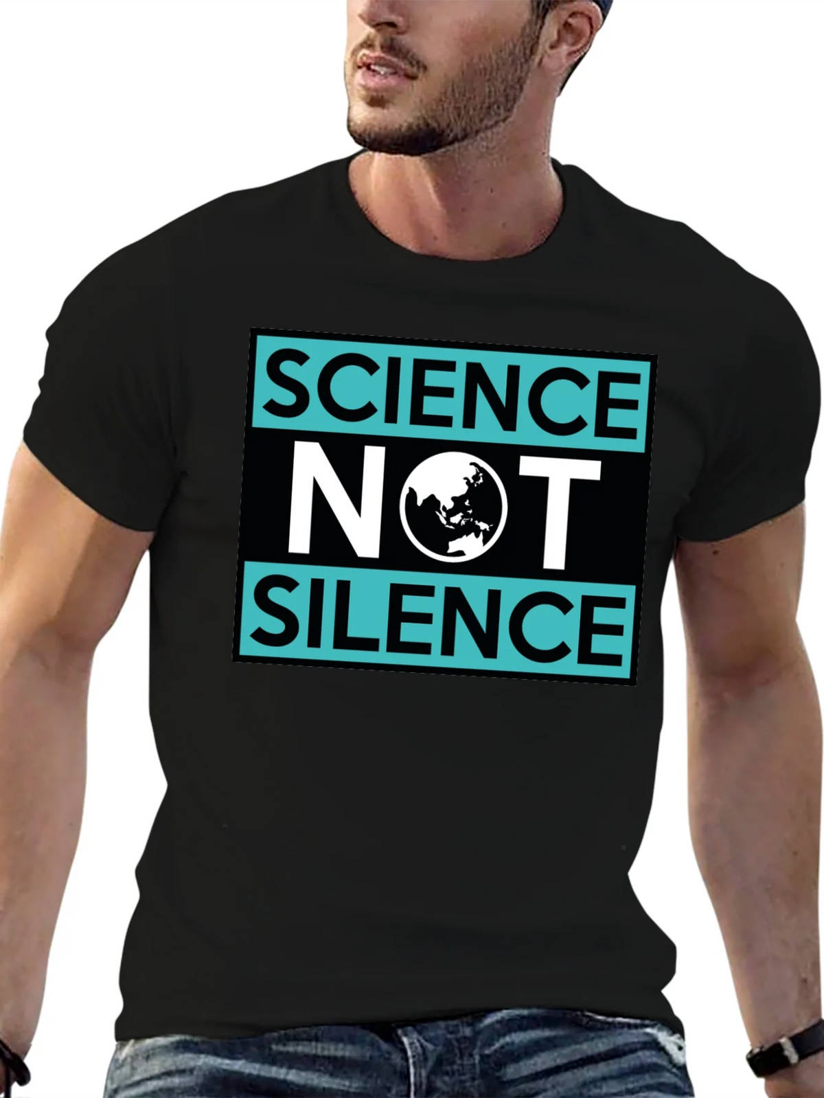 Science Not Silence Graphic T-Shirt product image 5