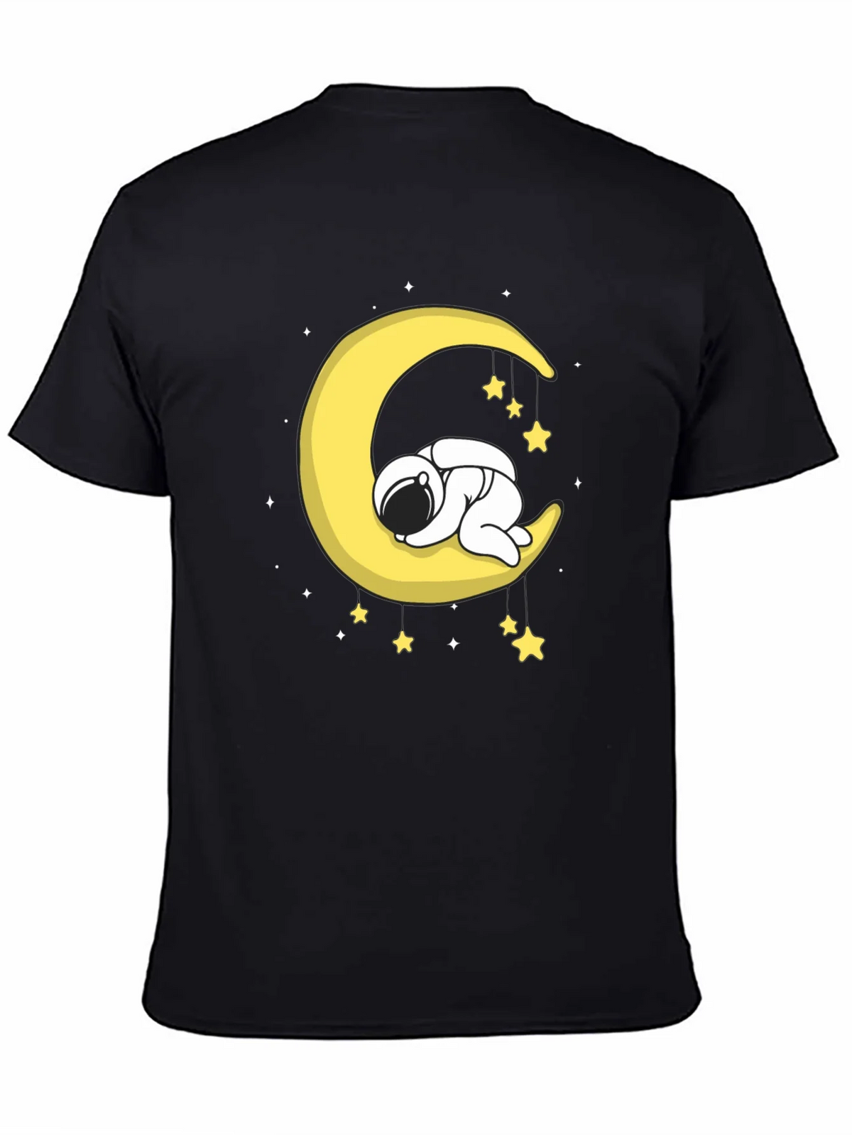 Astronaut Sleeping on Moon Graphic T-Shirt product image 4