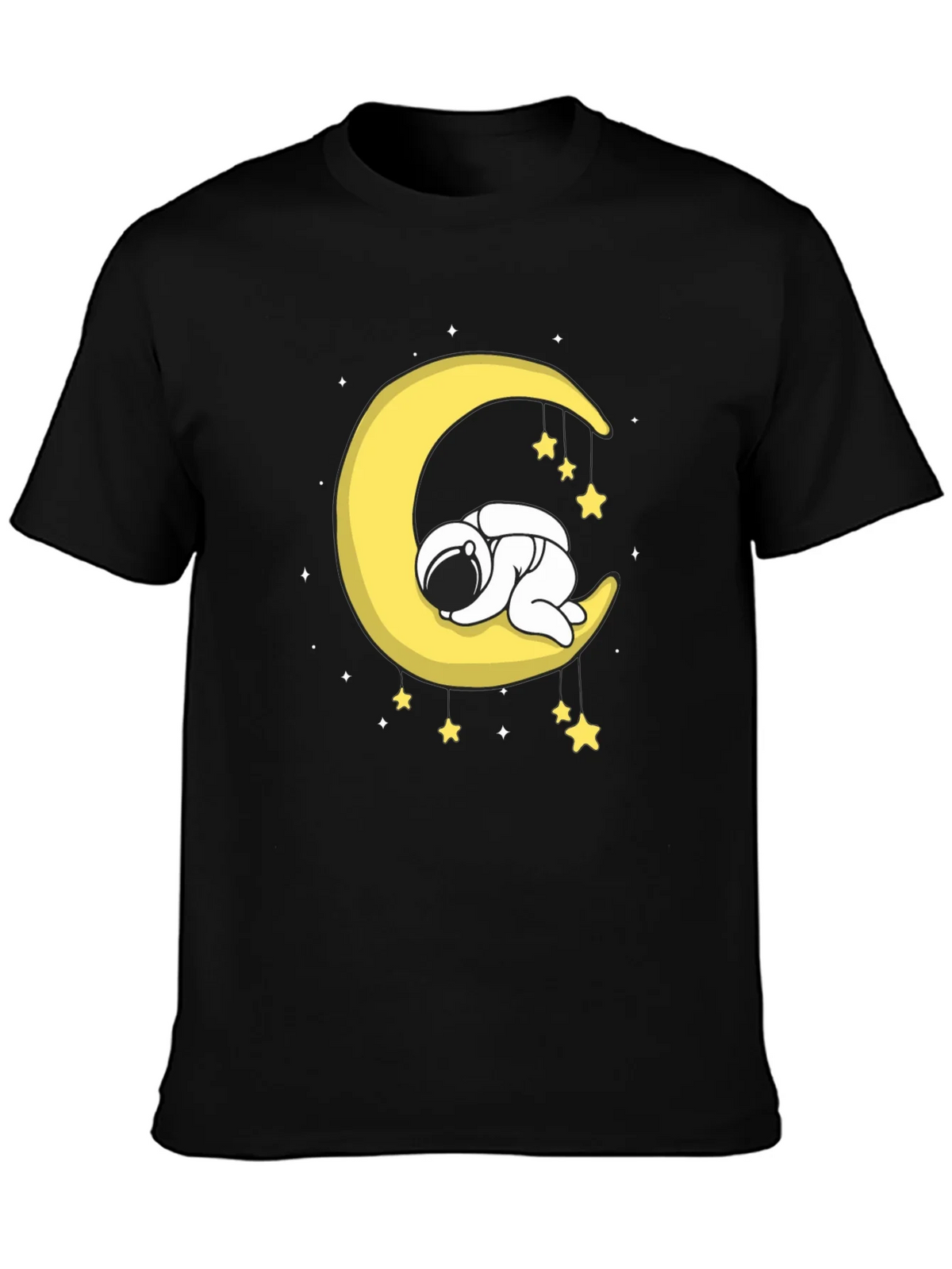Astronaut Sleeping on Moon Graphic T-Shirt product image 3
