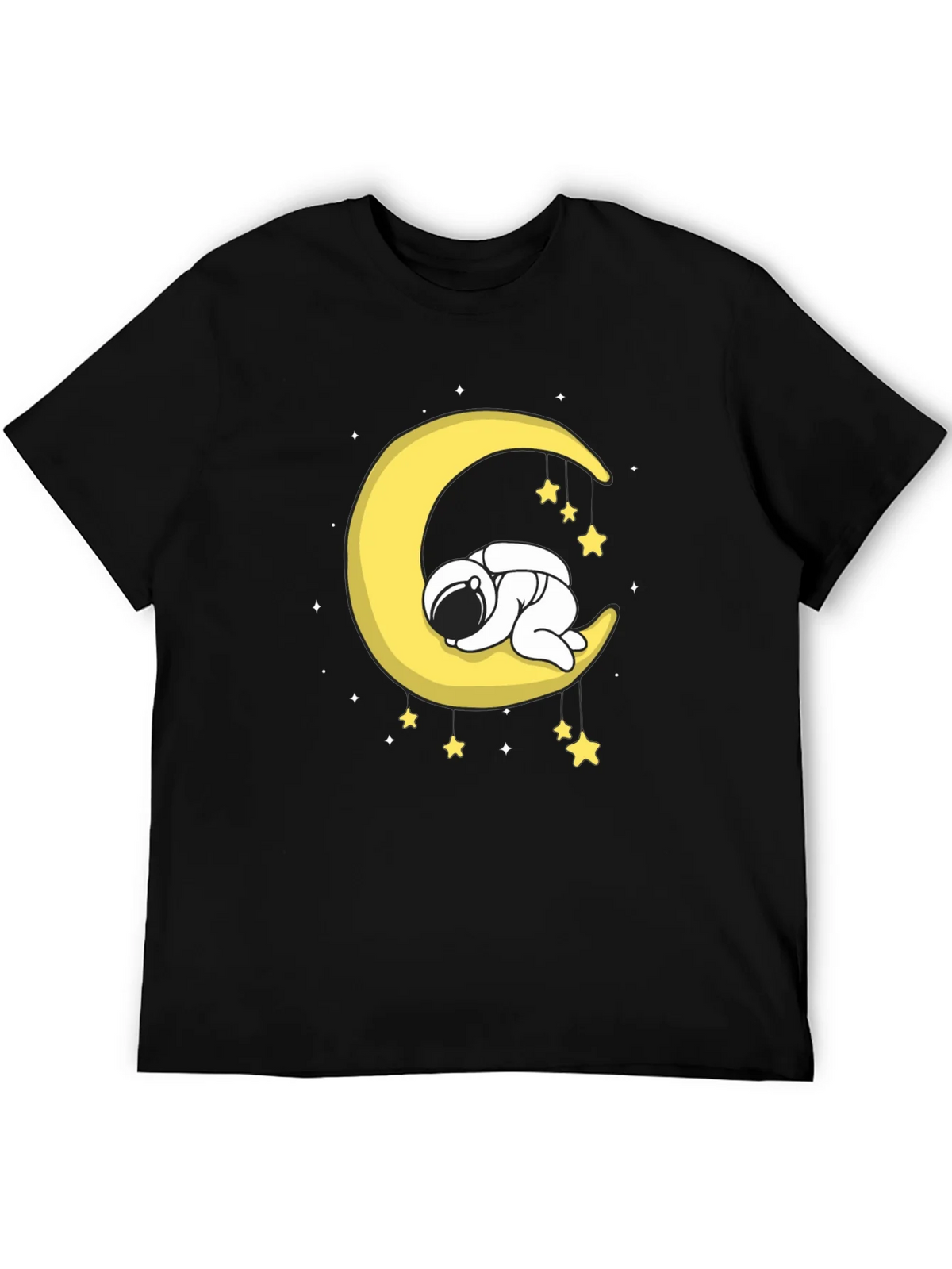 Astronaut Sleeping on Moon Graphic T-Shirt product image 5