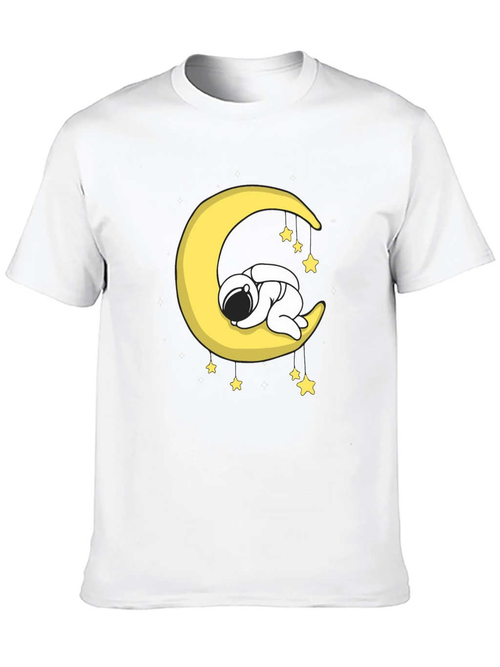 Astronaut Sleeping on Moon Graphic T-Shirt product image 9