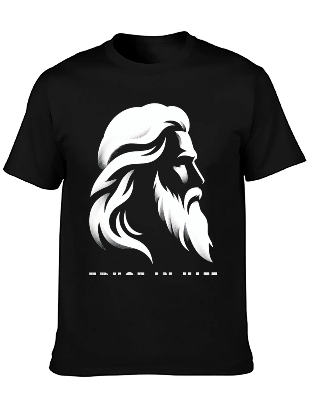 Trust in Him Graphic T-Shirt - Black product image 3