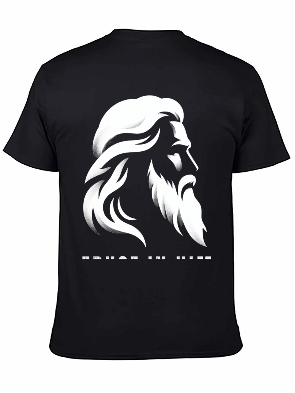 Trust in Him Graphic T-Shirt - Black product image 4