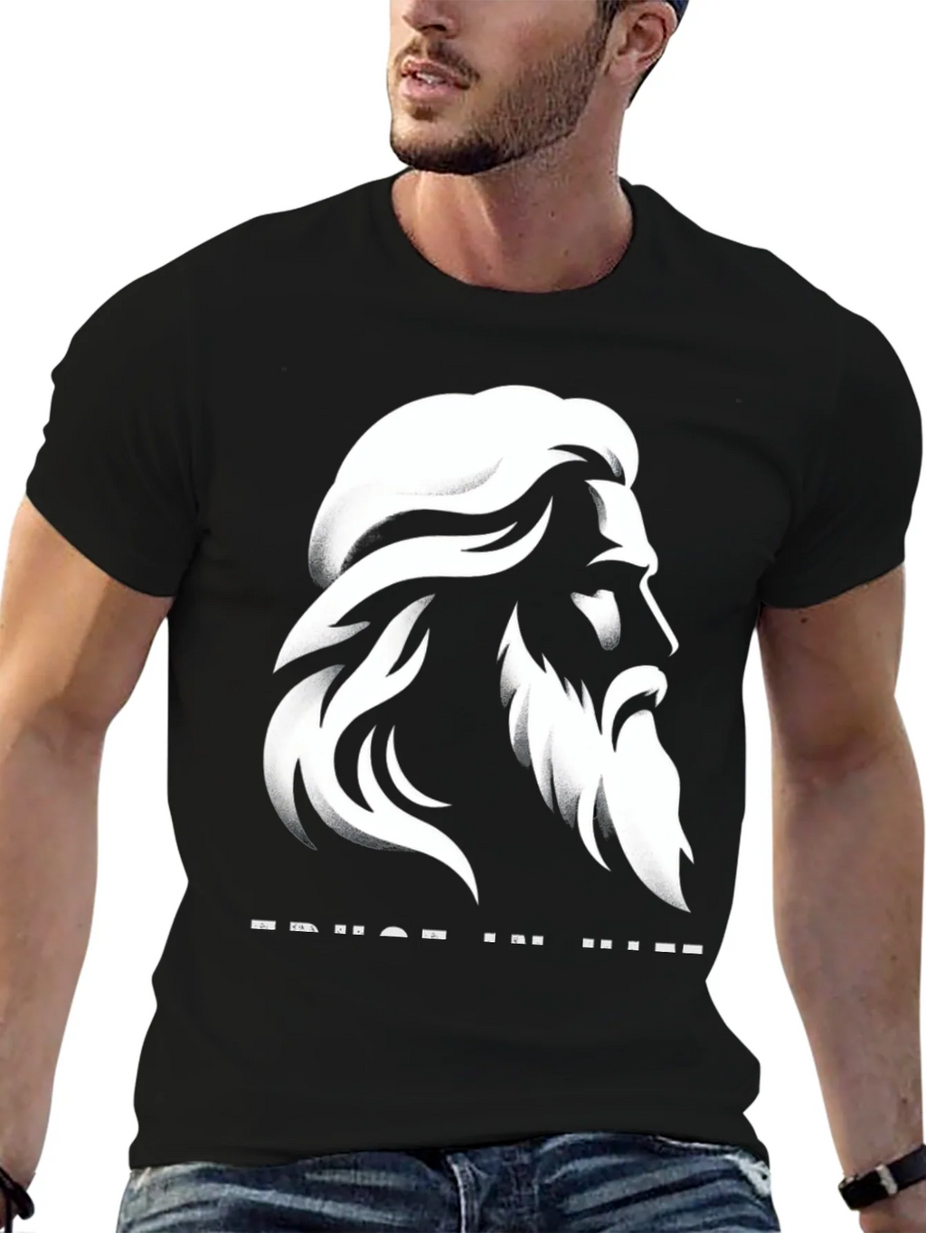 Trust in Him Graphic T-Shirt - Black product image 6