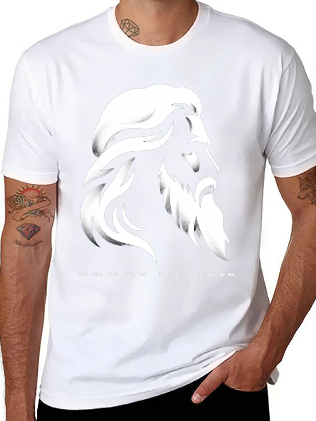 Trust in Him Graphic T-Shirt - Black product image 7