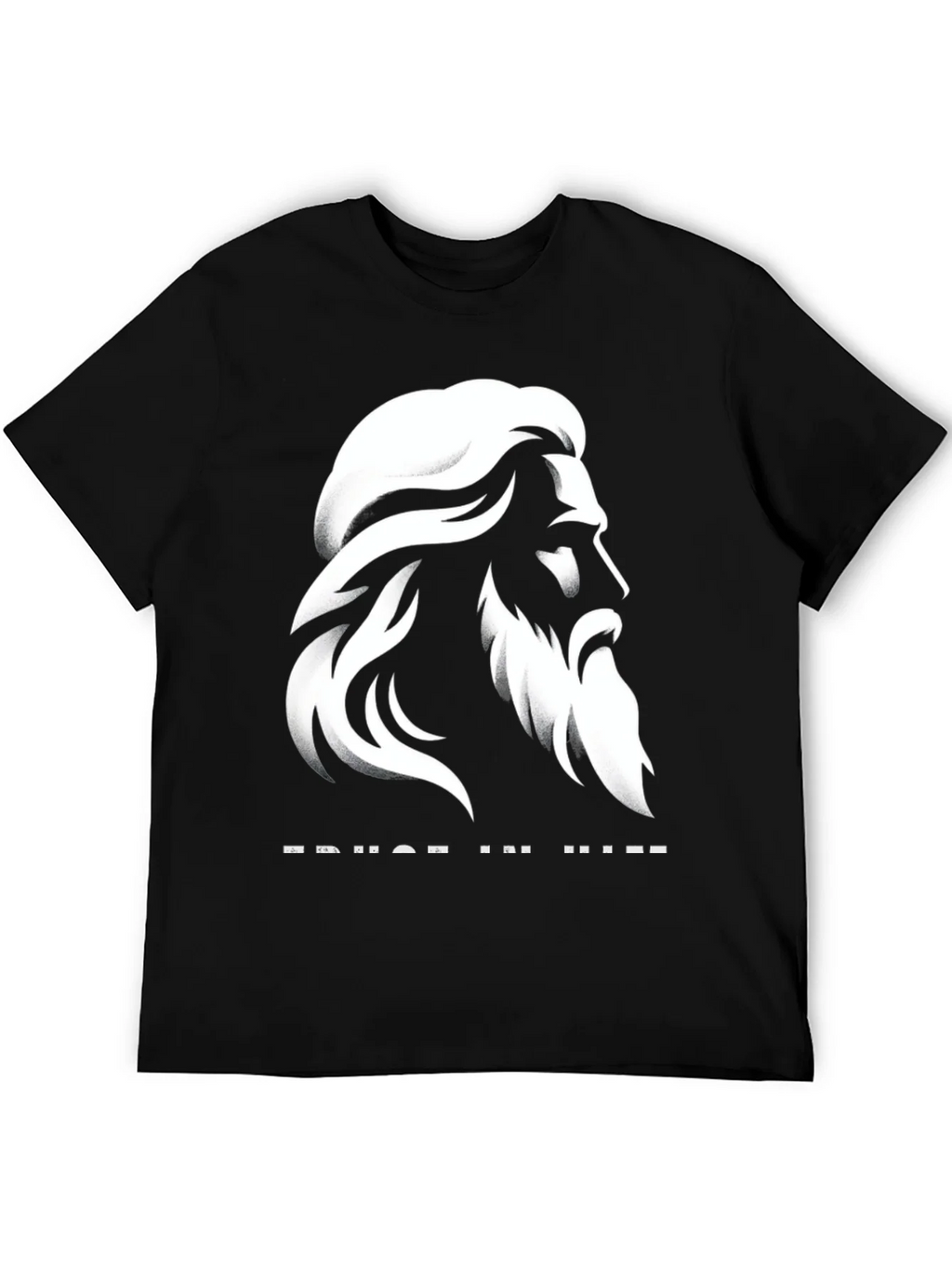 Trust in Him Graphic T-Shirt - Black product image 5