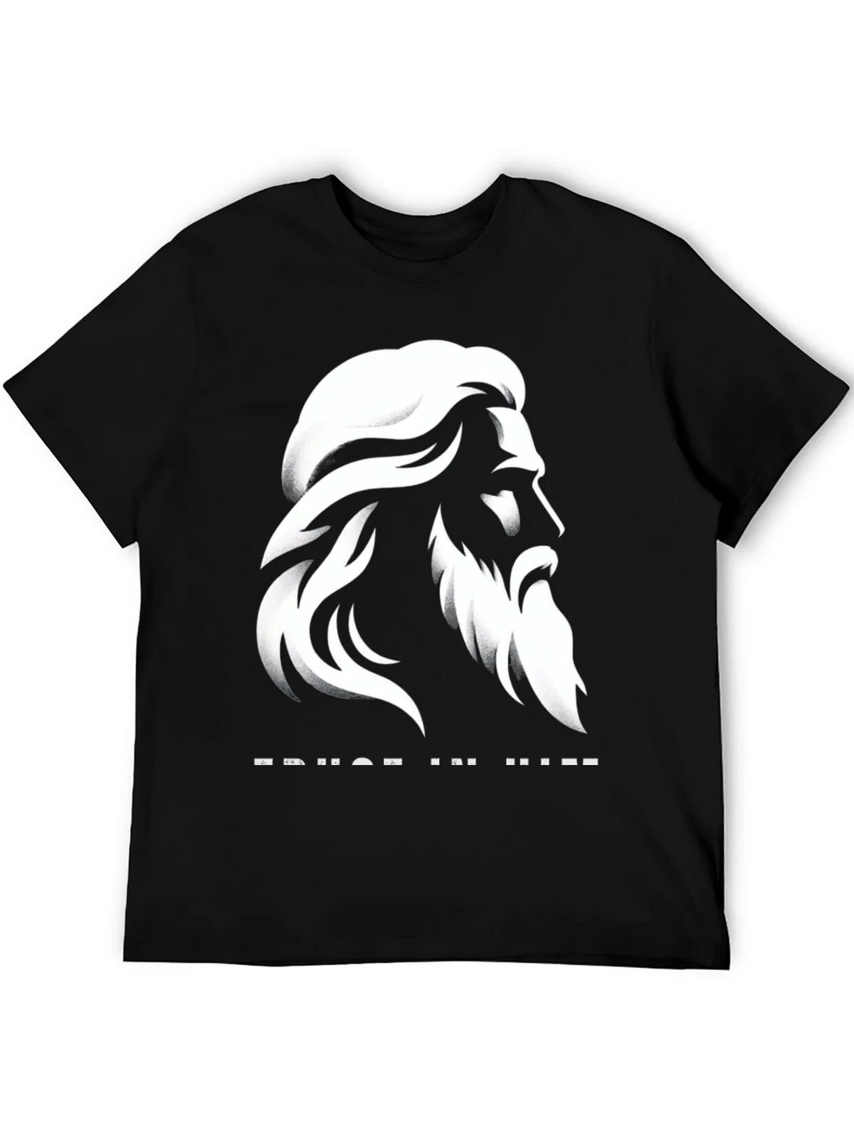 Trust in Him Graphic T-Shirt - Black product image 5