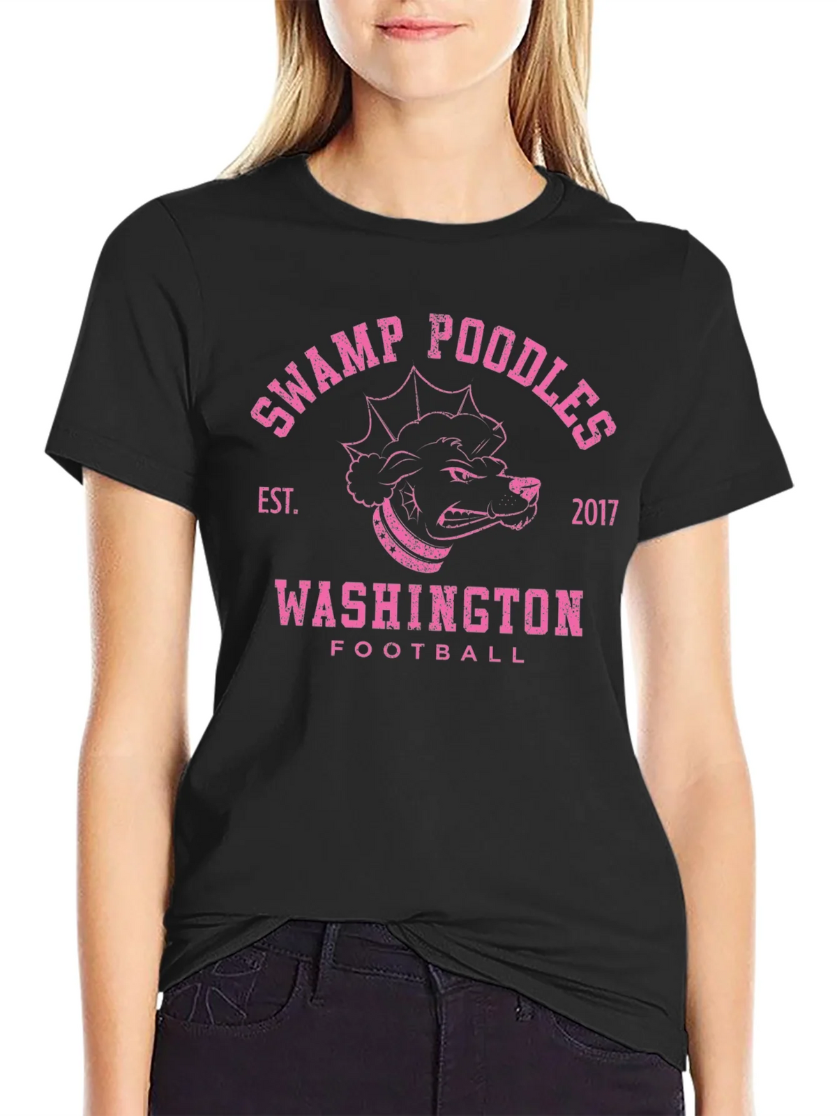 Swamp Poodles Football T-Shirt product image 2