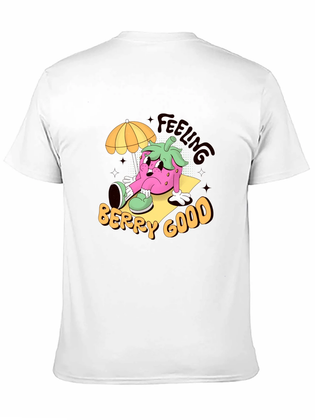 Feeling Berry Good Cartoon Graphic T-Shirt product image 2