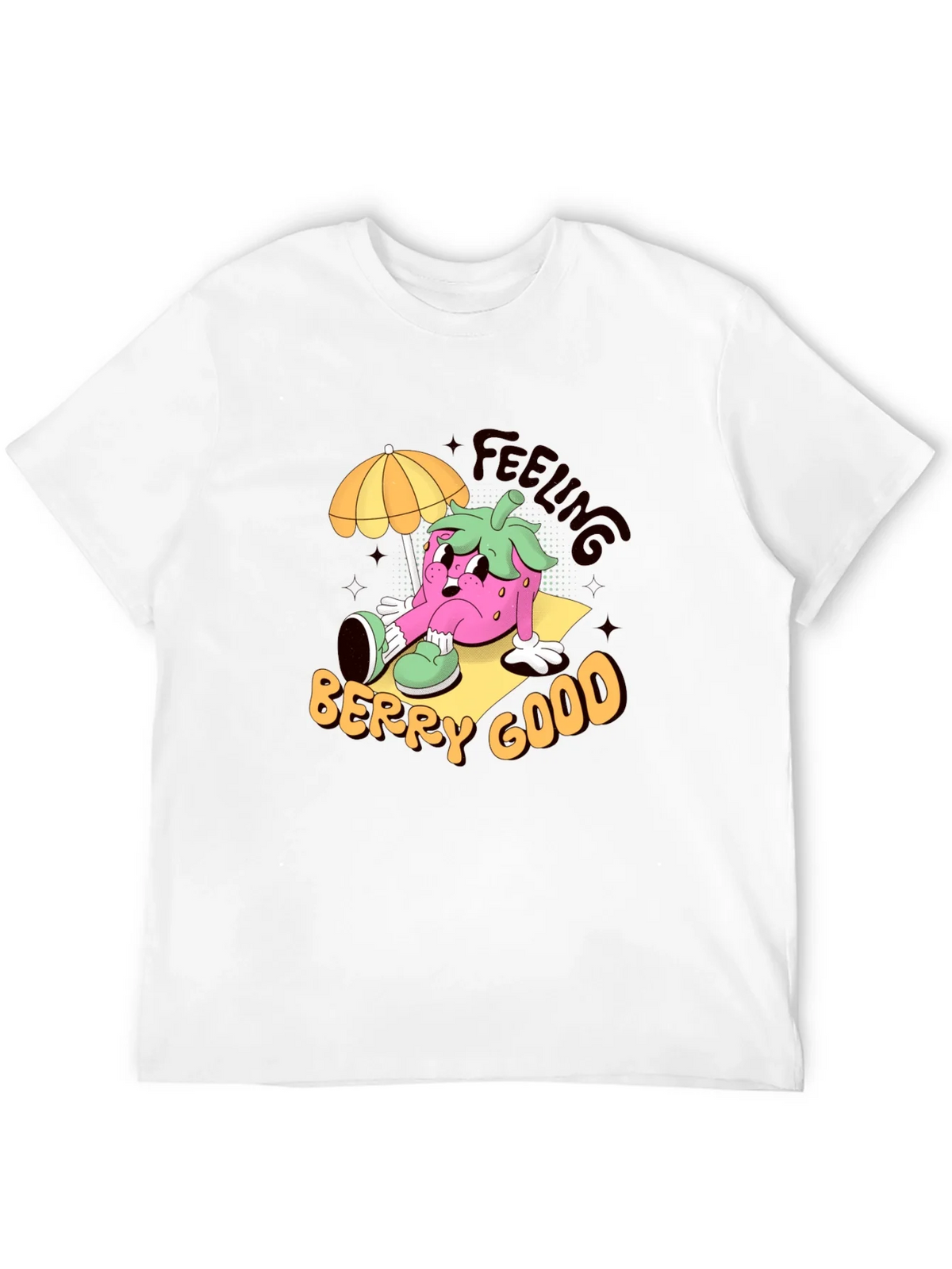 Feeling Berry Good Cartoon Graphic T-Shirt product image 3