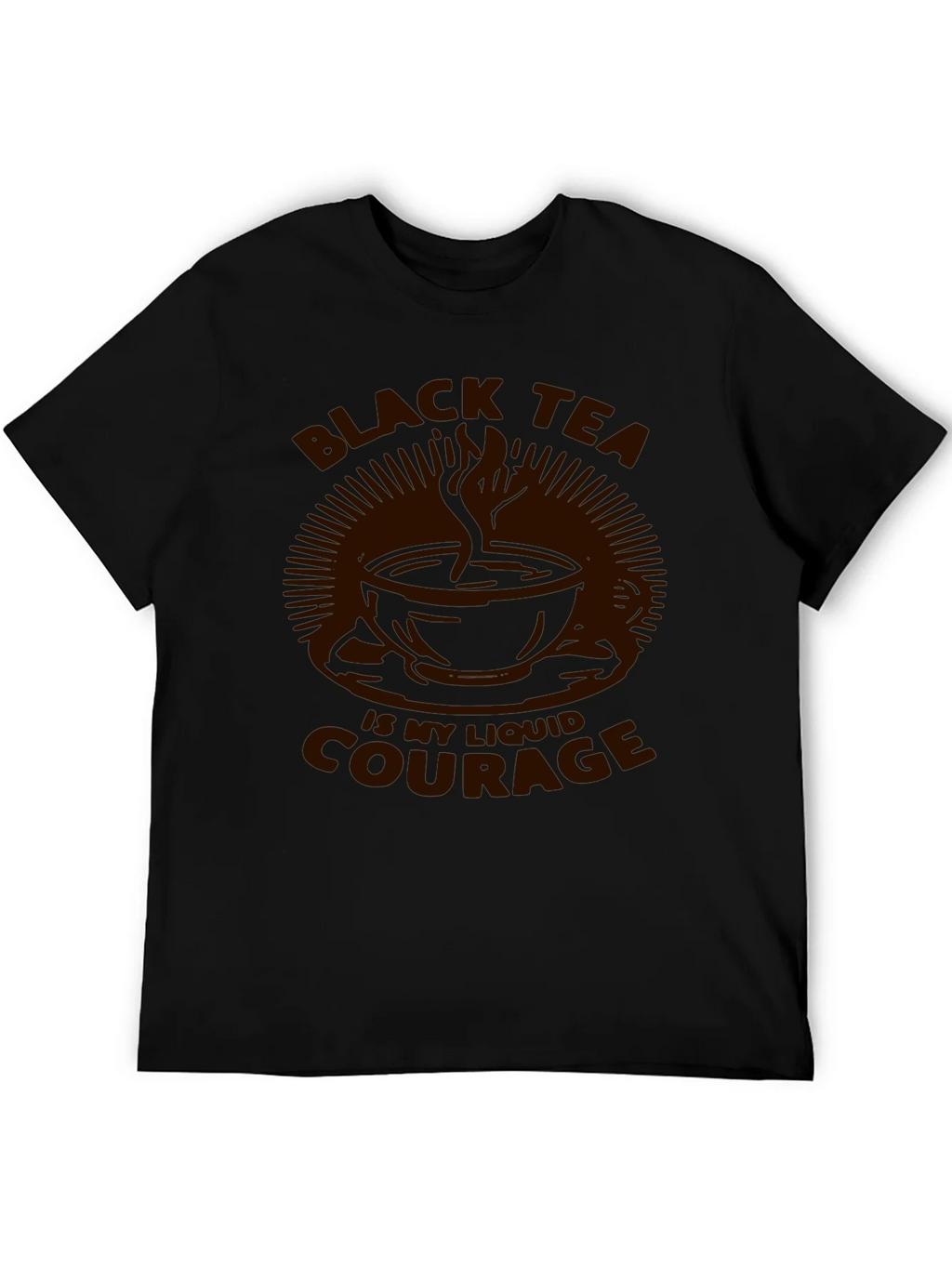 Black Tea Liquid Courage Graphic Tee product image 5