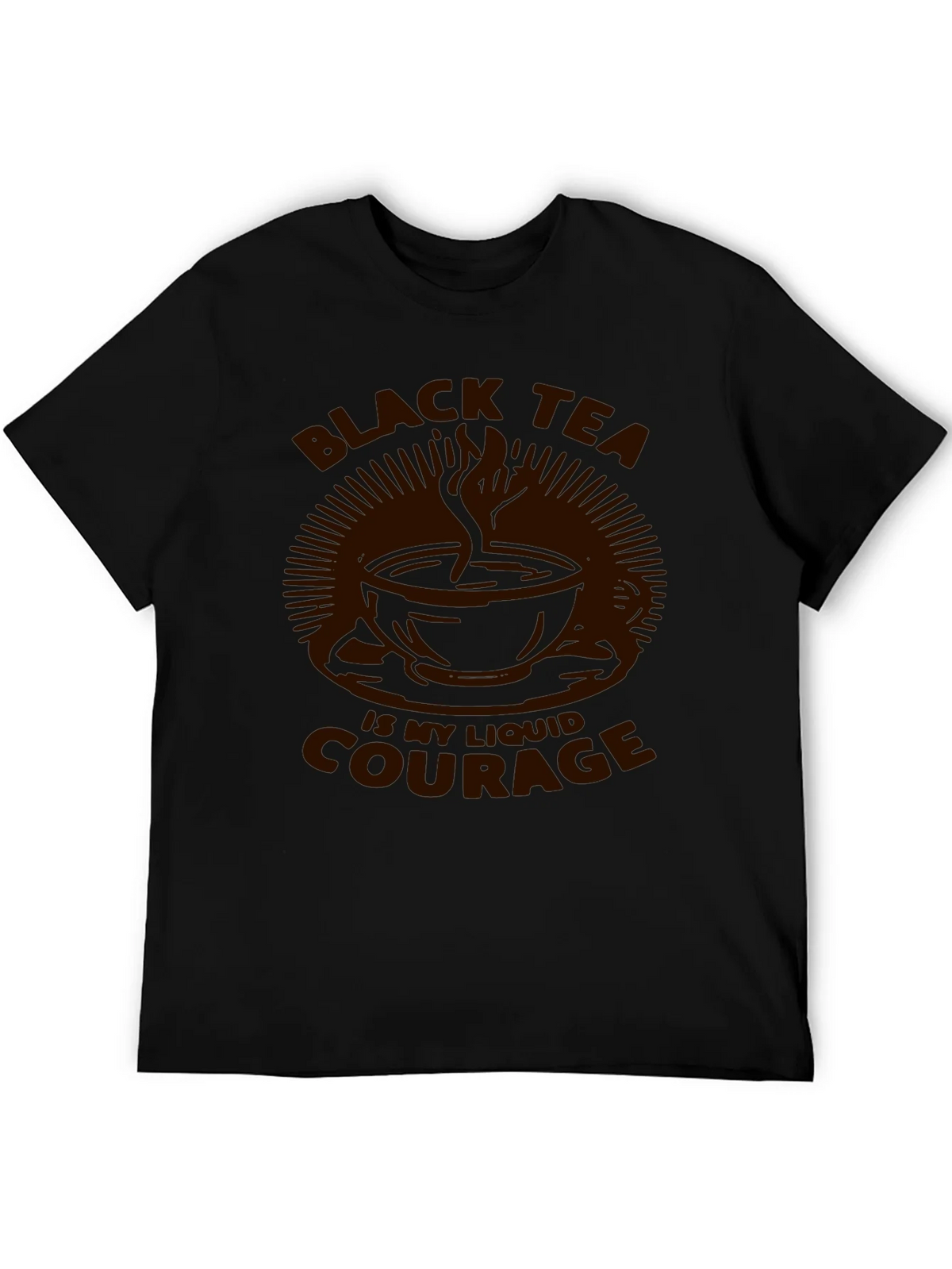Black Tea Liquid Courage Graphic Tee product image 5