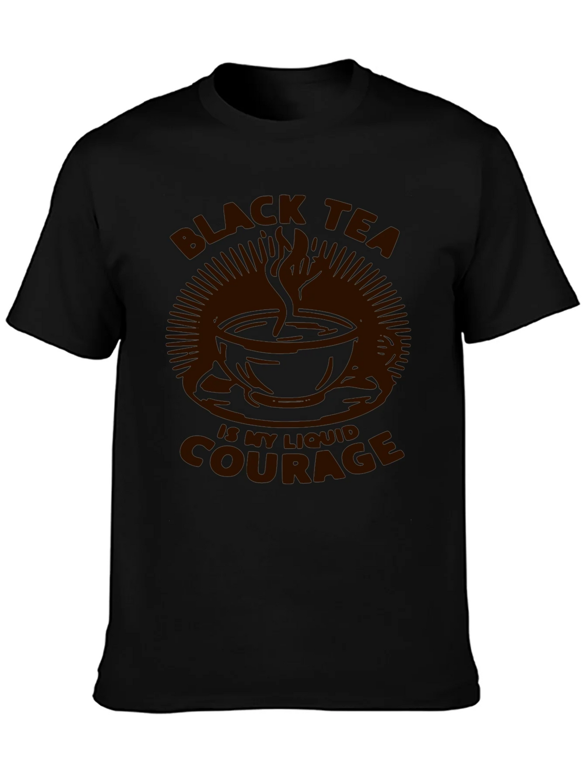 Black Tea Liquid Courage Graphic Tee product image 3