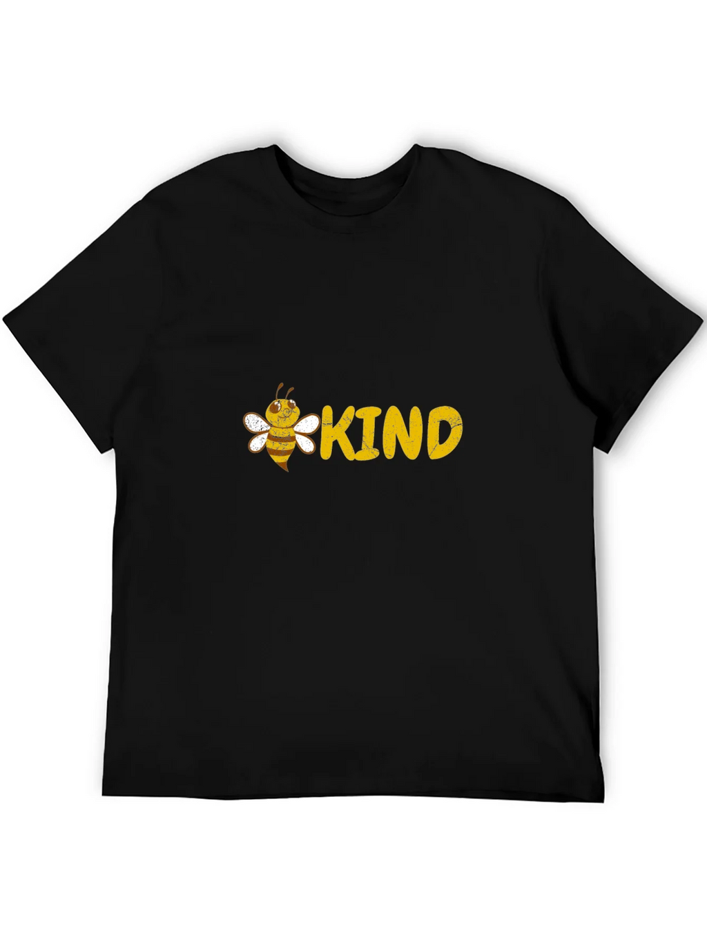 Bee Kind Graphic Tee - Black Cotton T-Shirt product image 5