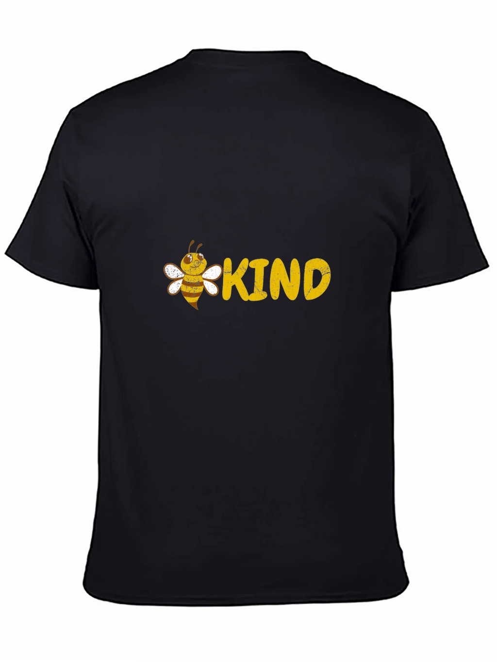Bee Kind Graphic Tee - Black Cotton T-Shirt product image 4