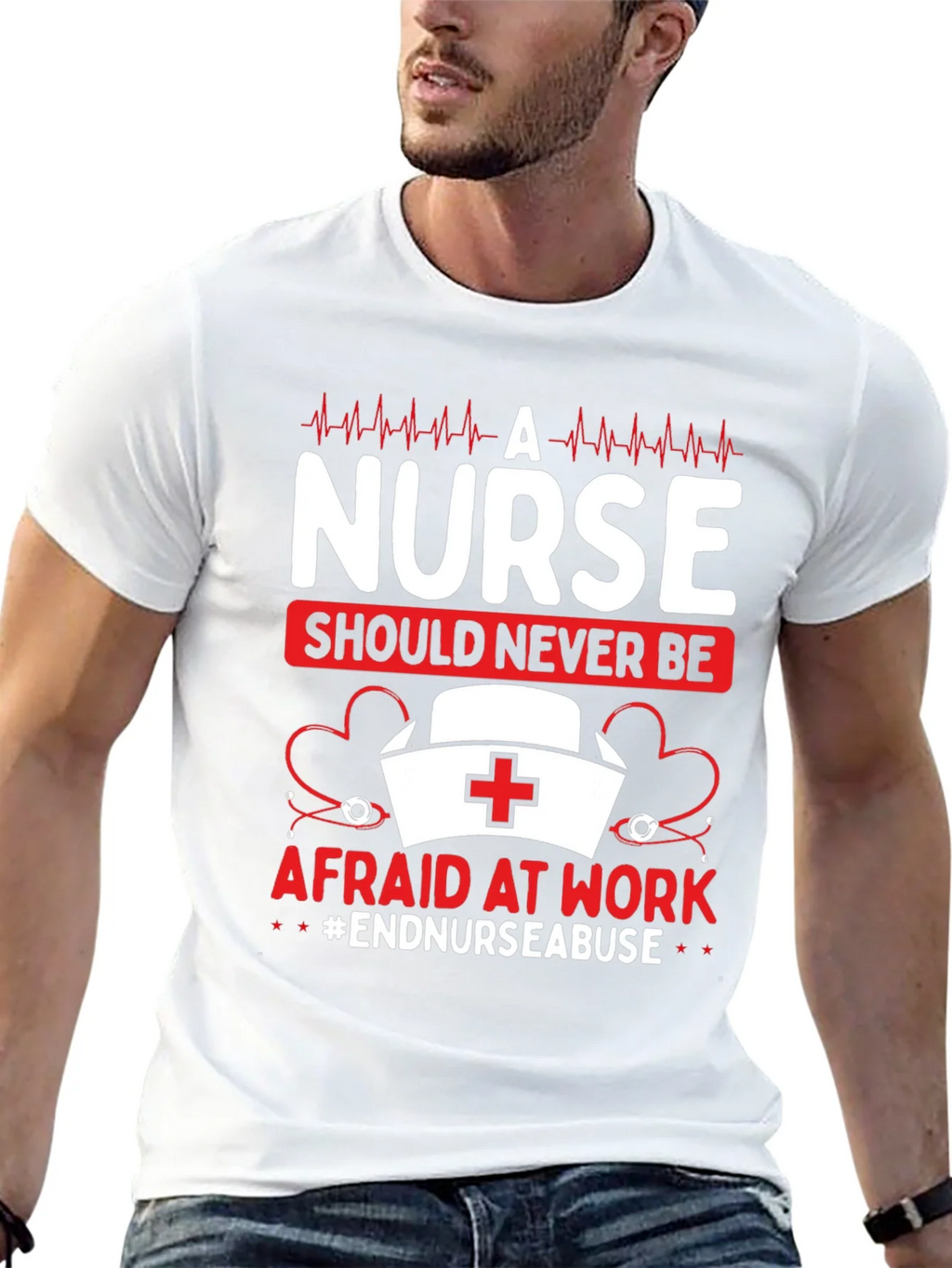 Nurse Should Never Be Afraid T-Shirt product image 10