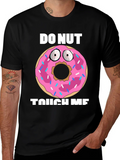 Funny Donut Graphic T-Shirt - Do Nut Touch Me! product image 1